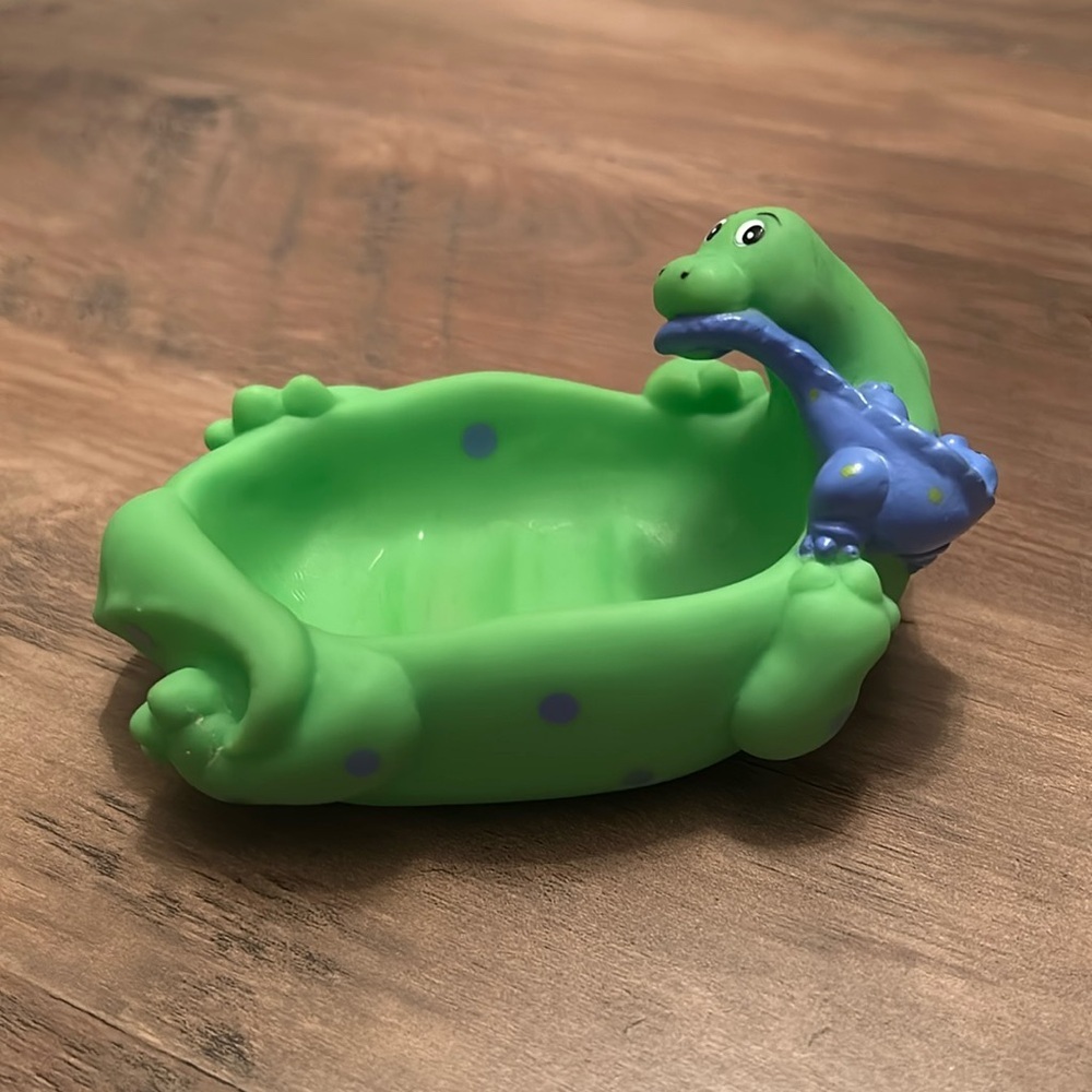 Porte-savon dinosaure en plastique 1992 Dorda